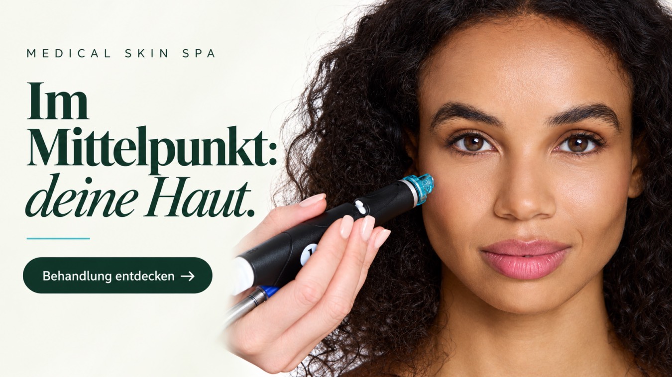 Leistungsvisualisierung: Medical-Skin-Spa-Kampagnenmotiv „Deine Haut“