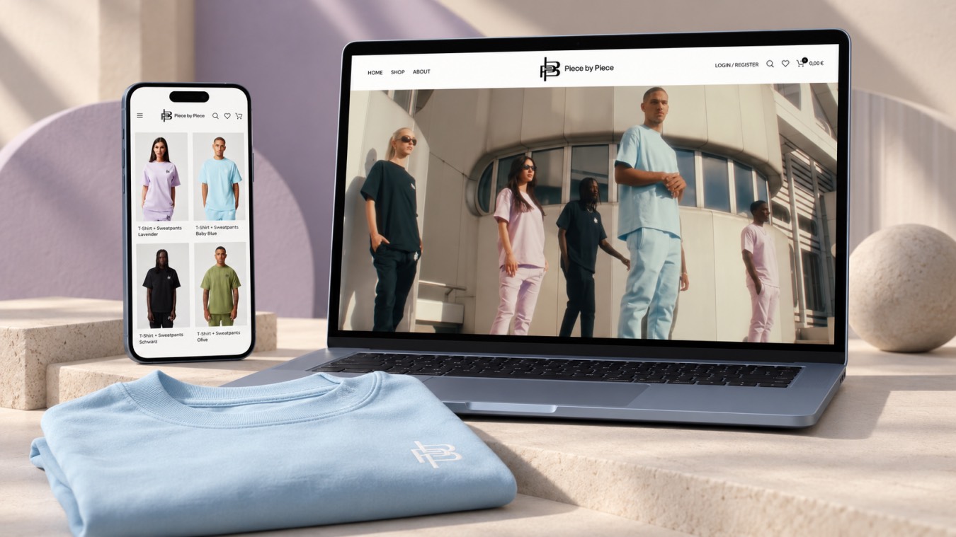 Leistungsvisualisierung: Online-Shop für Streetwear von Piece by Piece