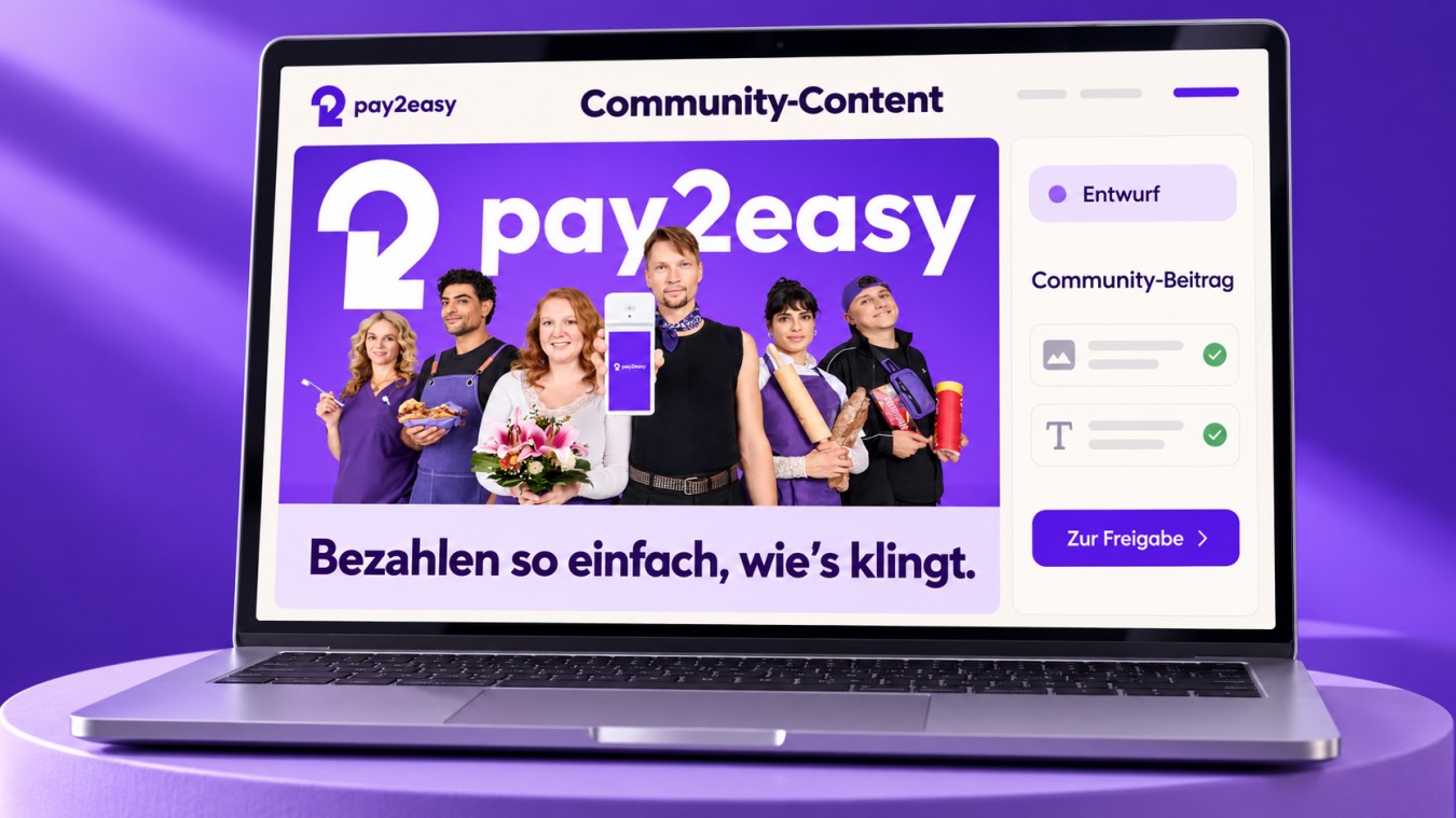 Leistungsvisualisierung: Social-Media-Content für Pay2Easy