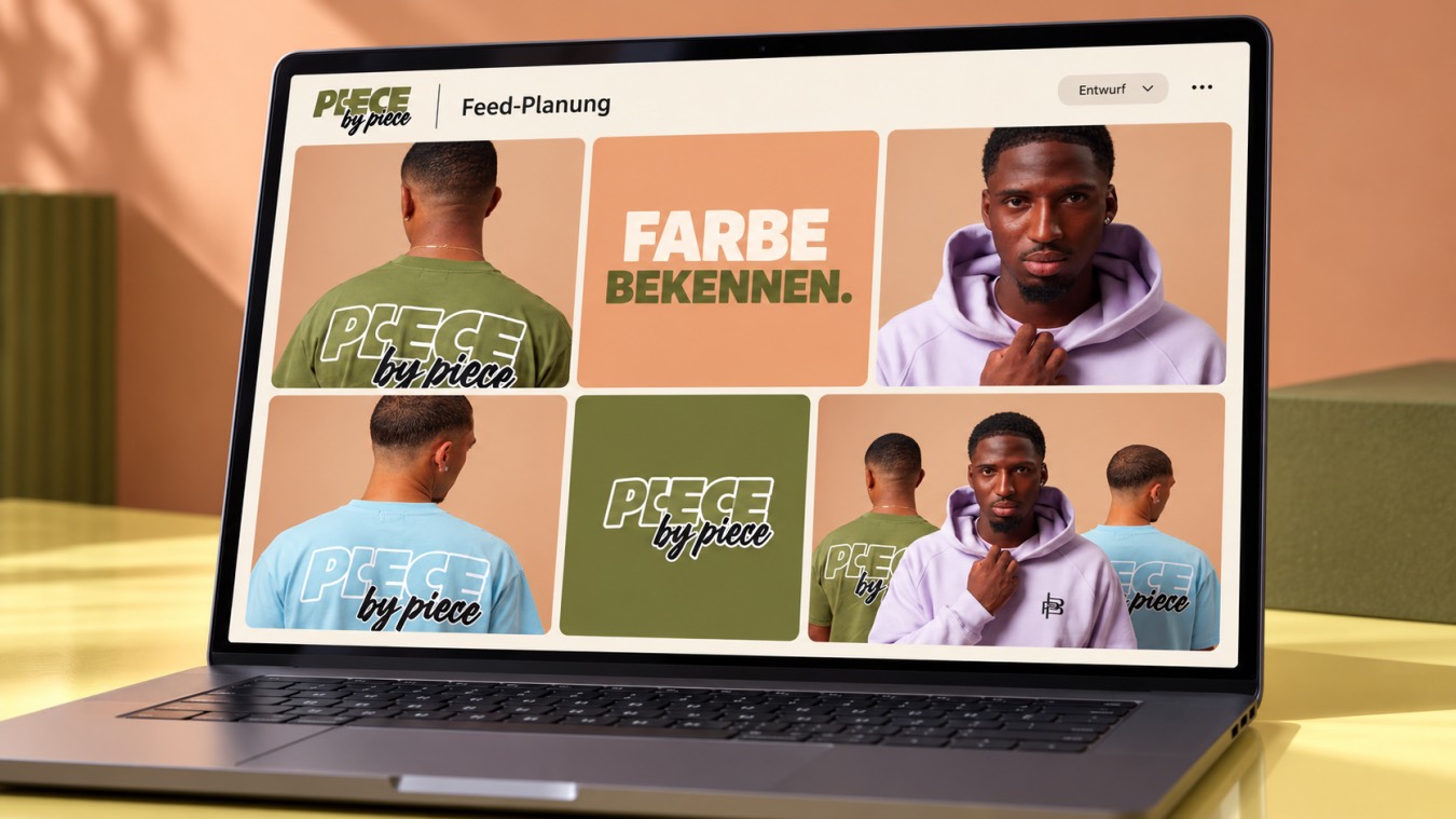 Leistungsvisualisierung: Social-Media-Feed für Piece by Piece